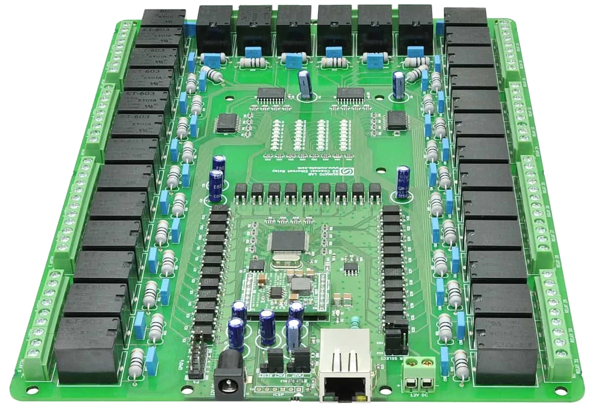 A relay board.